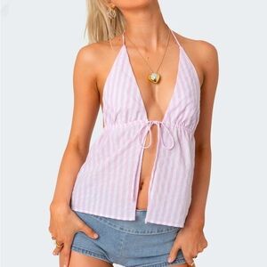 Edikted halter tie top